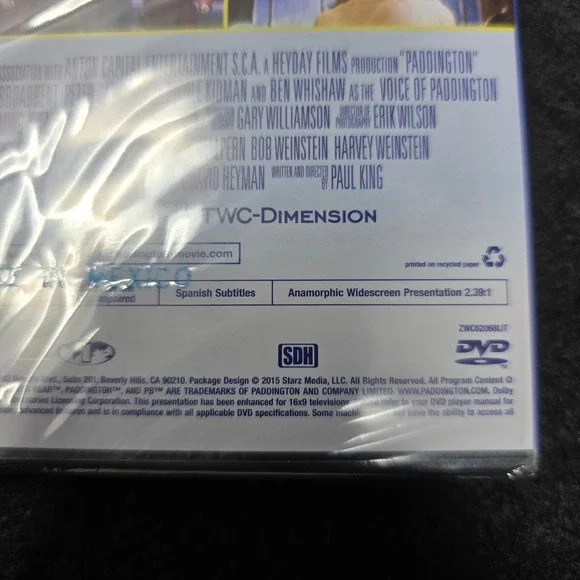 Paddington DVD Anamorphic Widescreen New Sealed with Slipcover - Picture 6 of 9